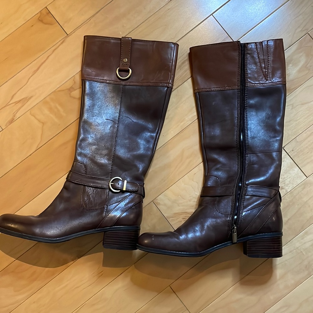 Bandolino two toned brown boots